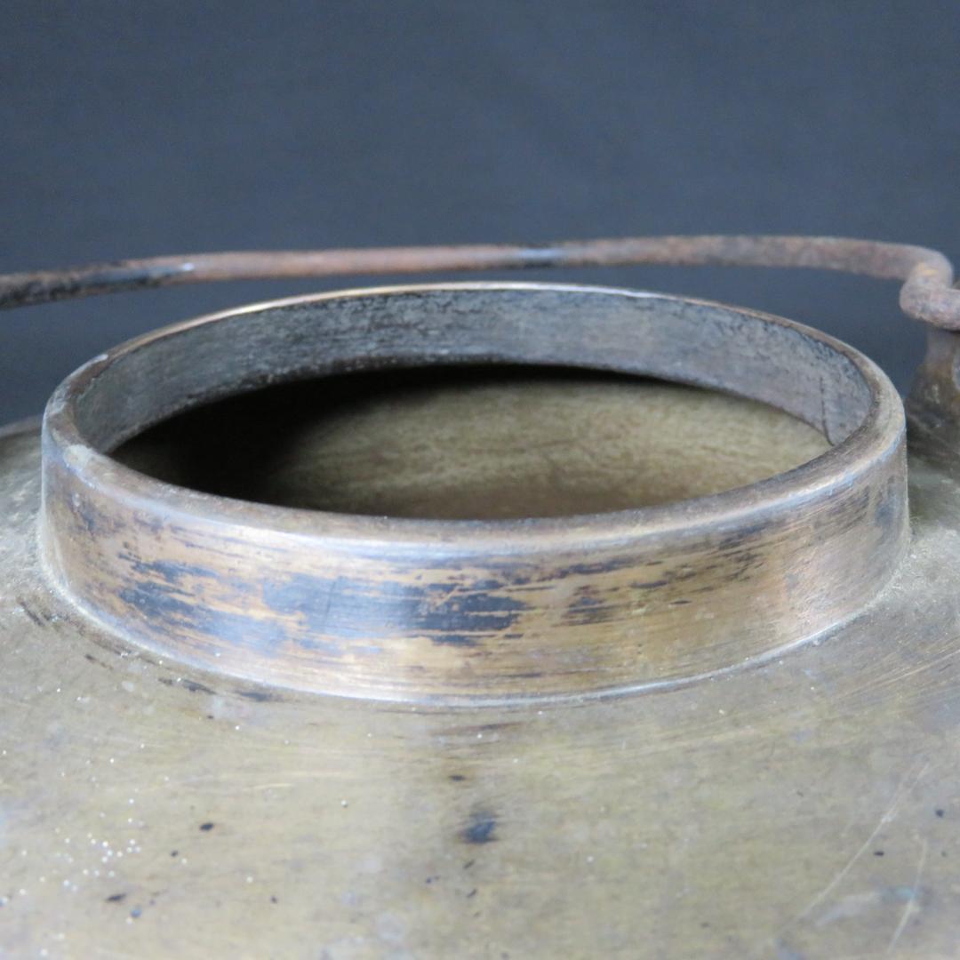 やかん 薬缶 銅ヤカン 薬缶 やかん 銅製 真鍮 三つ足