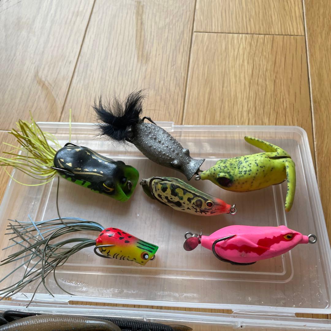 まとめ売りバスルアー フロッグ ワーム フックシンカー類