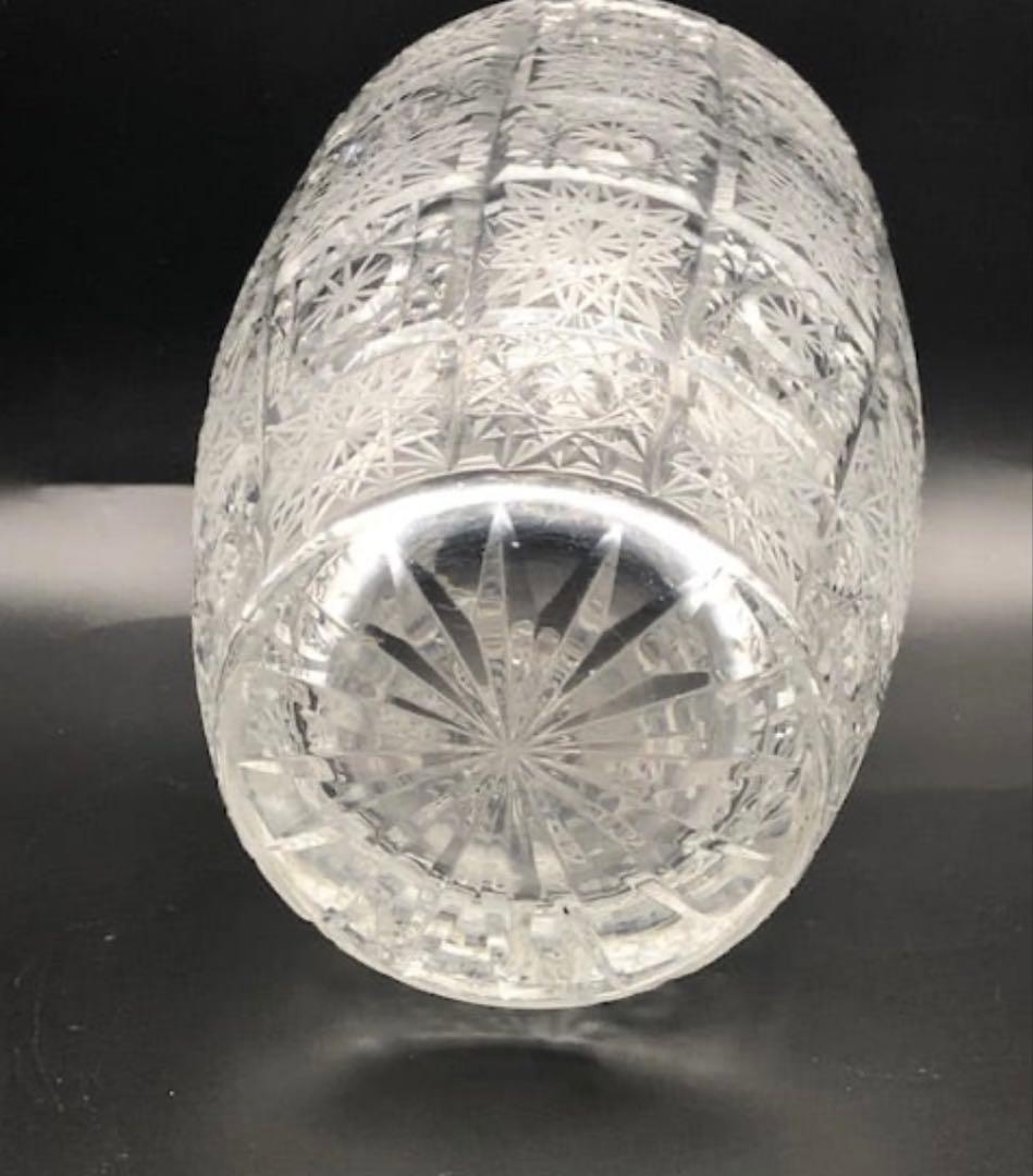 最高級・ボヘミアンガラスの花瓶