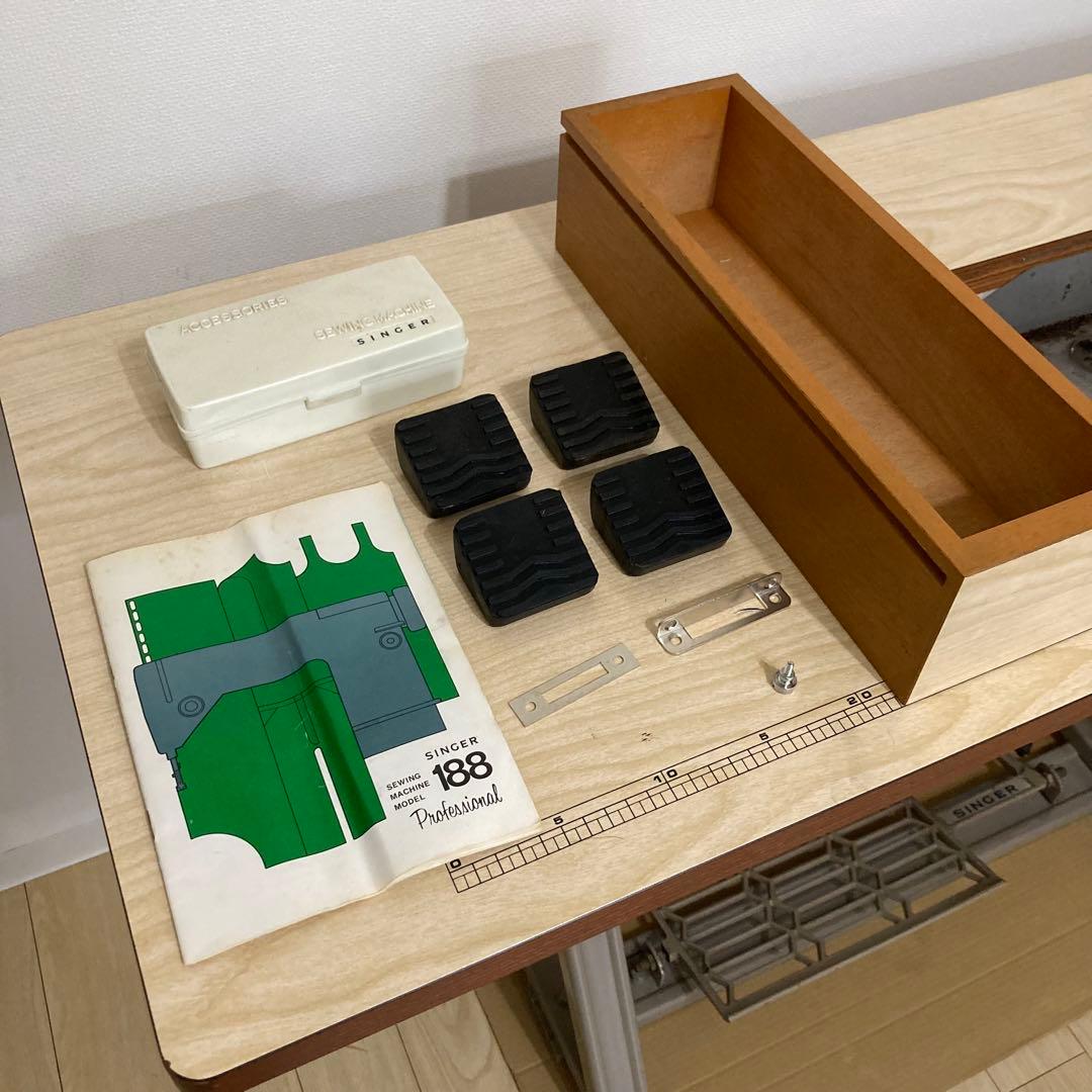 vintage ミシン台 singer インテリア