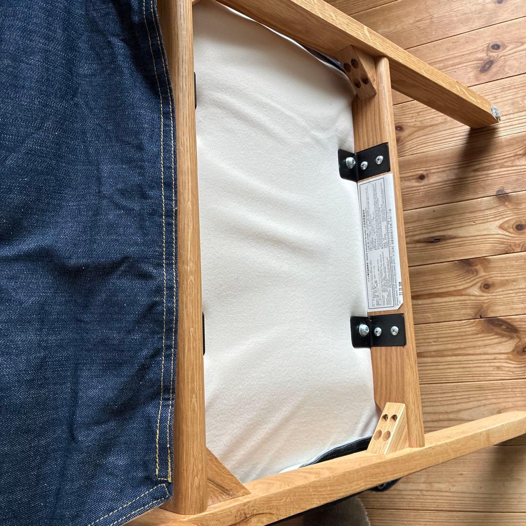 無印良品 ハイバックリクライニングソファ デニム