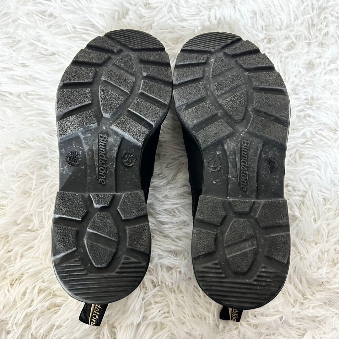 美品✨ブランドストーン サイドゴアブーツ ローカット ブラック 23.5cm