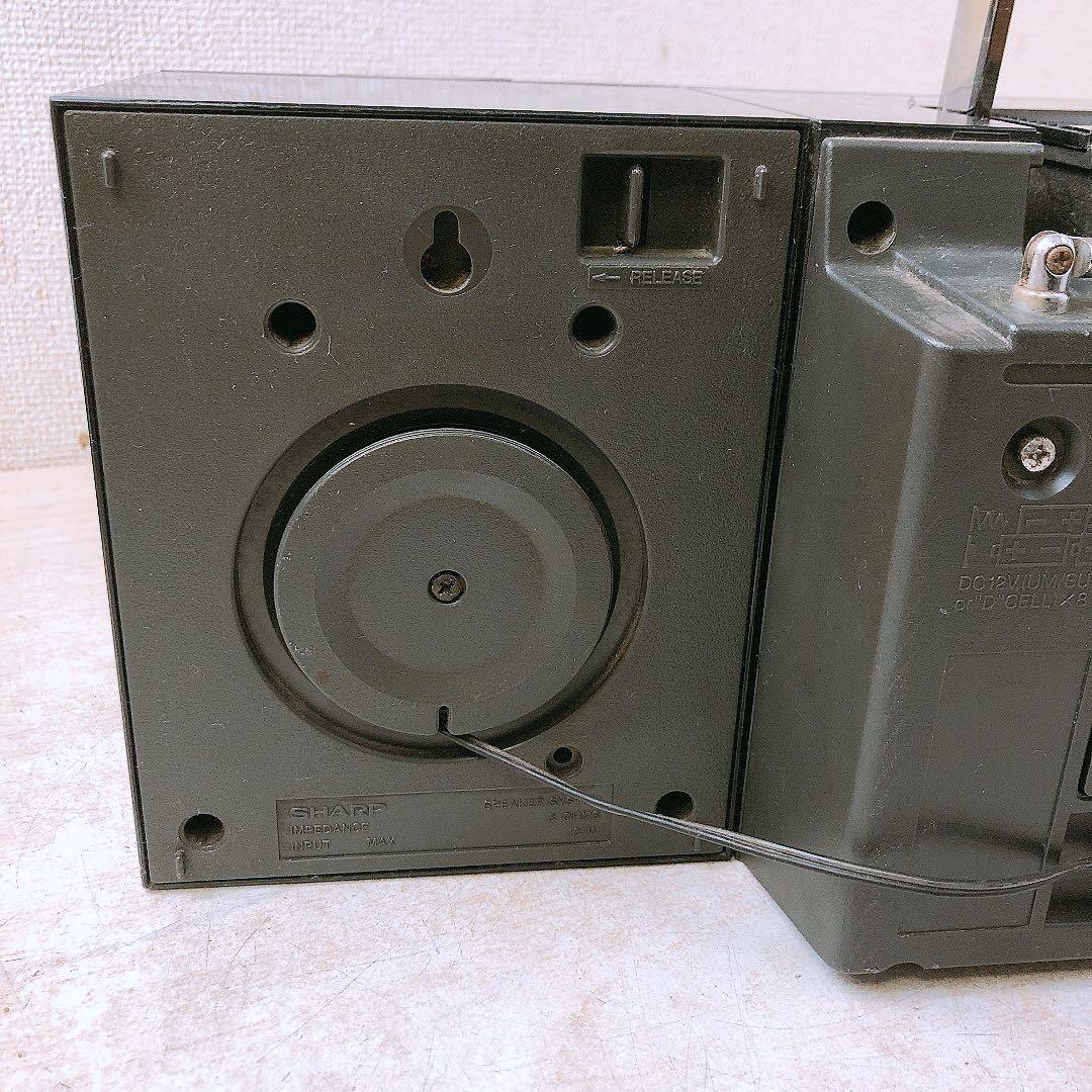 あ*し様 通電OK シャープ ラジカセ レトロ 当時物 QT88MKII SHA