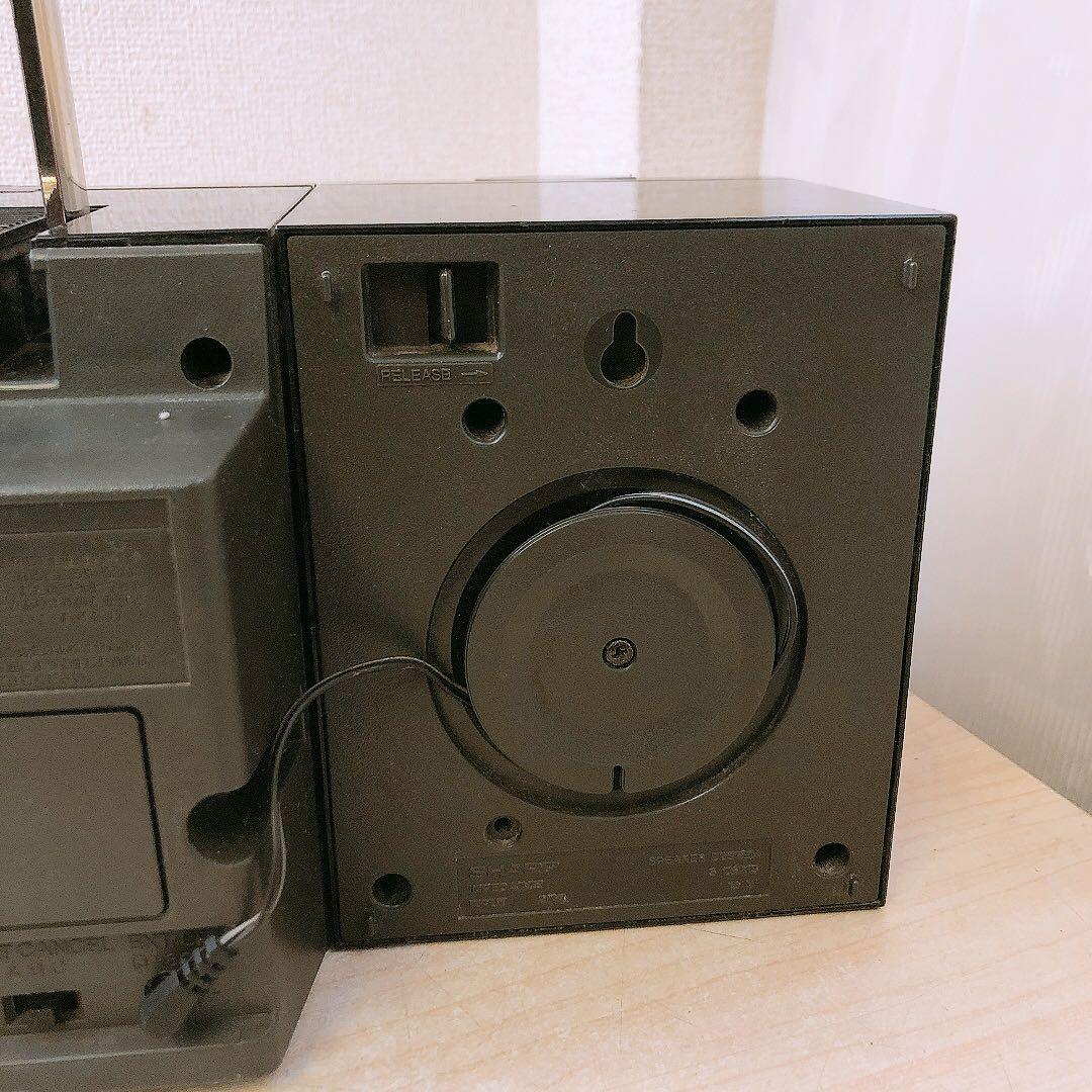 あ*し様 通電OK シャープ ラジカセ レトロ 当時物 QT88MKII SHA