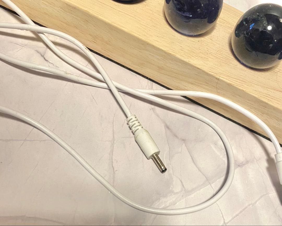 フローライト 7個セット（光る台座付き）