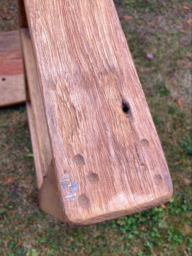 組み立て式　ビンテージ　折りたたみテーブル　アンティーク調