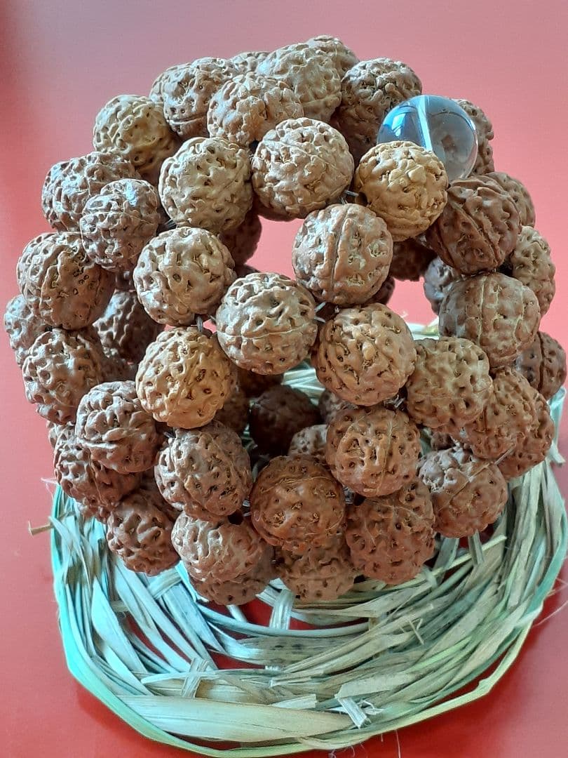 ☆半額以下セール☆ルドラクシャ神聖幾何学フラーレン　瞑想　開運　浄化　安眠　覚醒