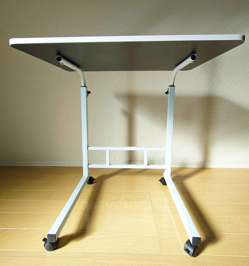 【訳あり】波デザイン昇降式テーブル　レジンテーブル　海アートテーブル