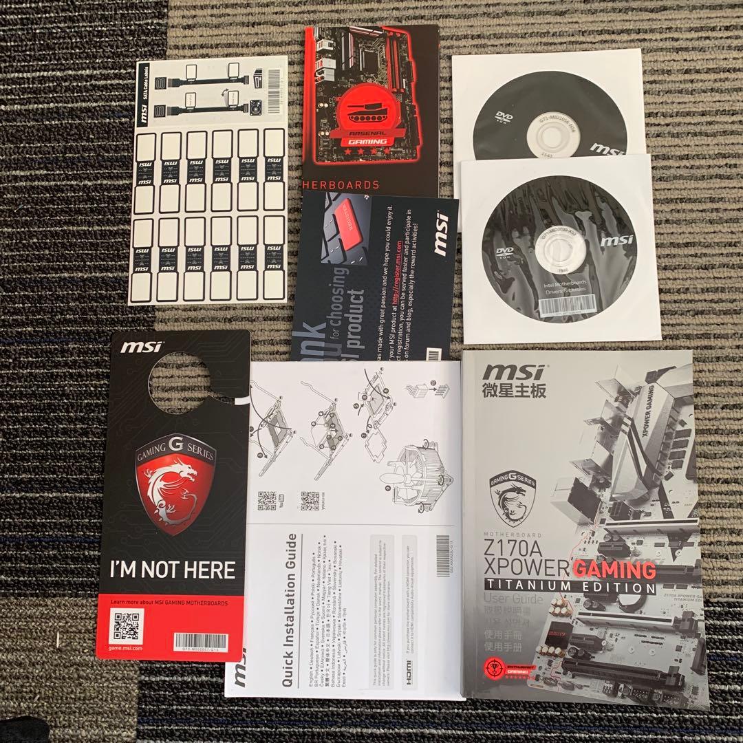 msi マザーボード Z170A XPOWER GAMING（動作未確認）中古品