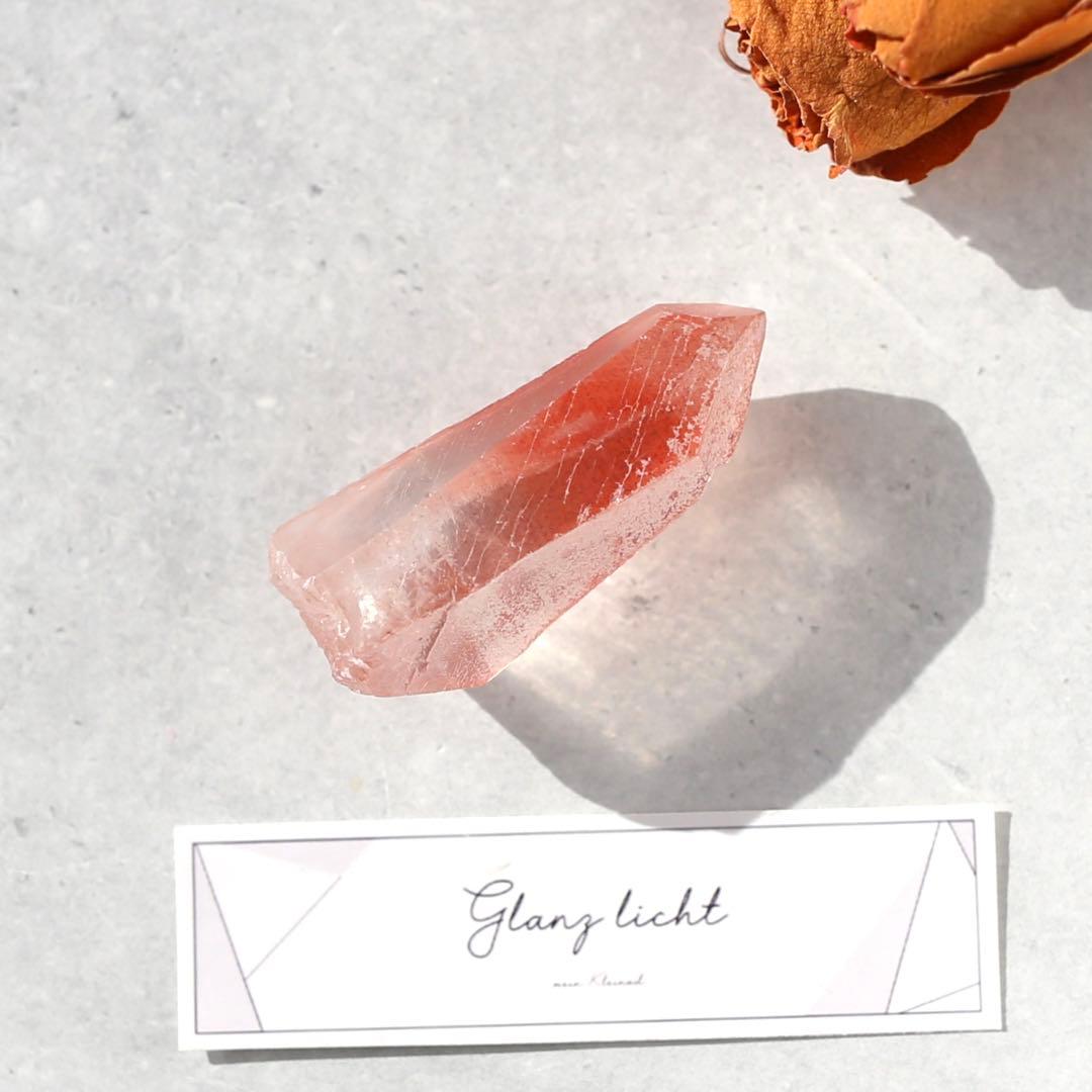 ディープピンクレムリアンシード 天然石 水晶 鉱物 一点物 クォーツ クリスタル