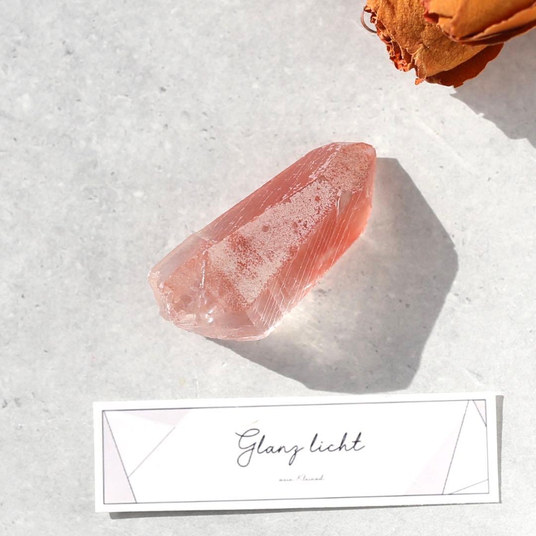 ディープピンクレムリアンシード 天然石 水晶 鉱物 一点物 クォーツ クリスタル
