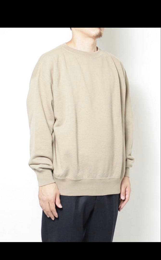 AURALEE BACK WOOL SWEAT BIG P/O サイズ３