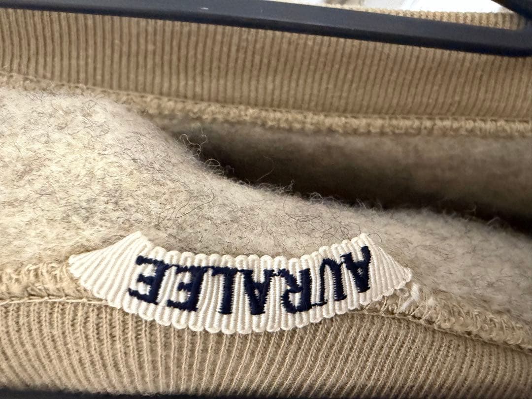 AURALEE BACK WOOL SWEAT BIG P/O サイズ３