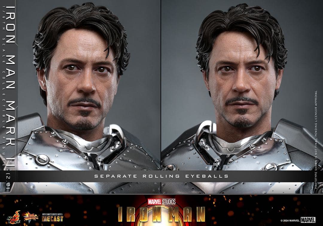 ムービー・マスターピース DIECAST1/6アイアンマン・マーク2（2.0版）
