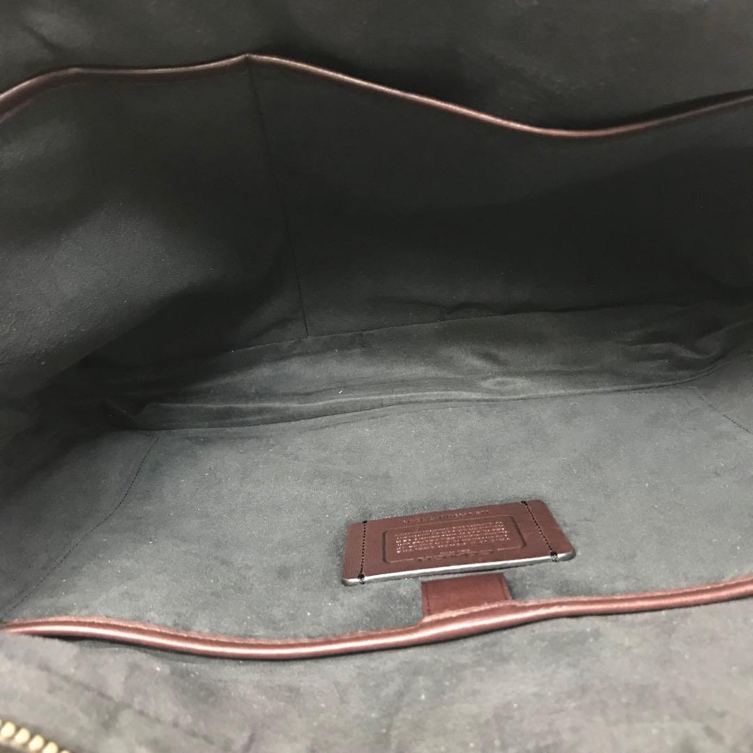 コーチ COACH ビジネスバッグ ブラック レザー ショルダー 23791