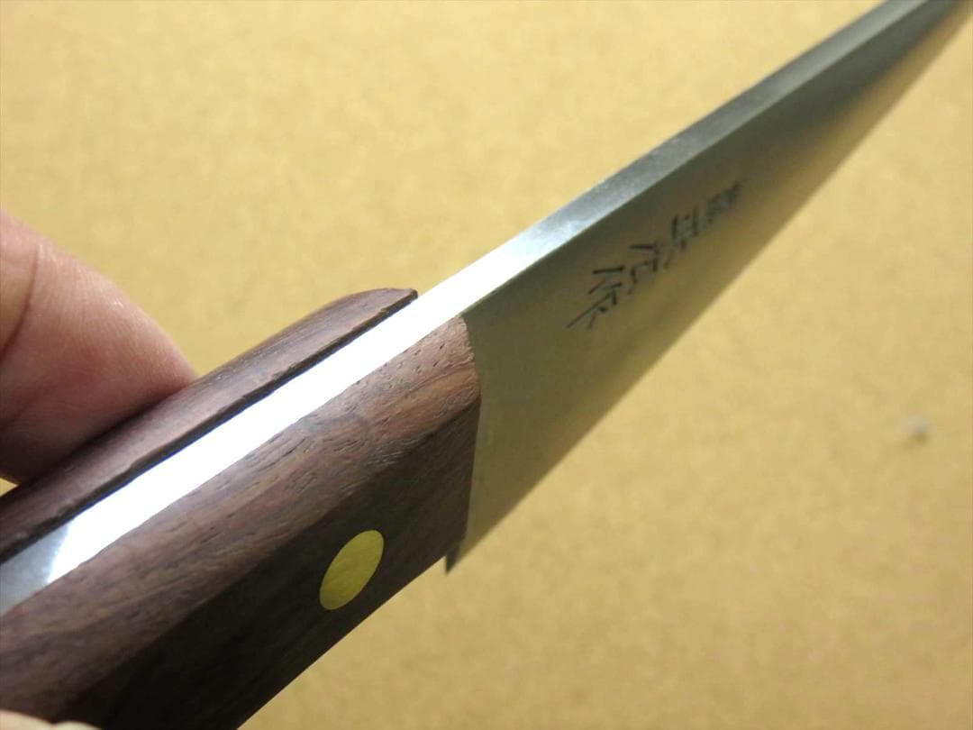 関の刃物 ガラスキ包丁 180mm 正広 ハガネ 骨スキ 関節を切断 片刃 右利