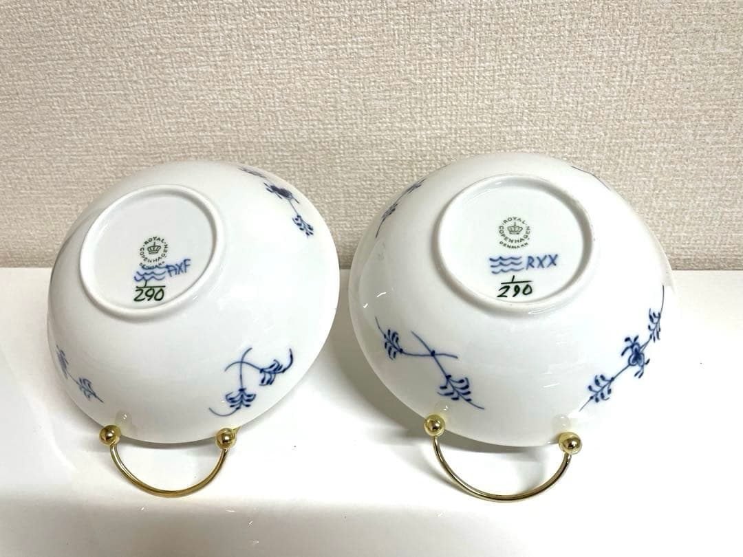 【美品3セット】ロイヤルコペンハーゲン ブルーフルーテッド プレイン3セットx2