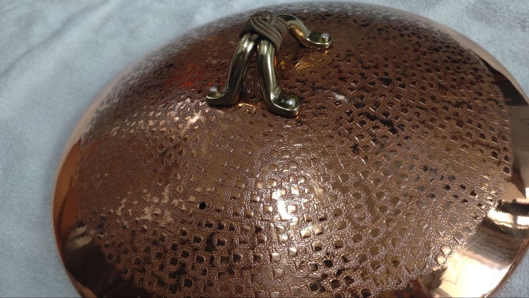 手打純銅鍋　きたくに　24cm　両手鍋　銅鍋　新品　未使用品