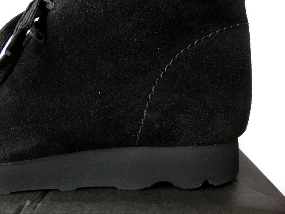 【海遊人】クラークス ワラビーブーツ GTX ブラックスエード UK6.5