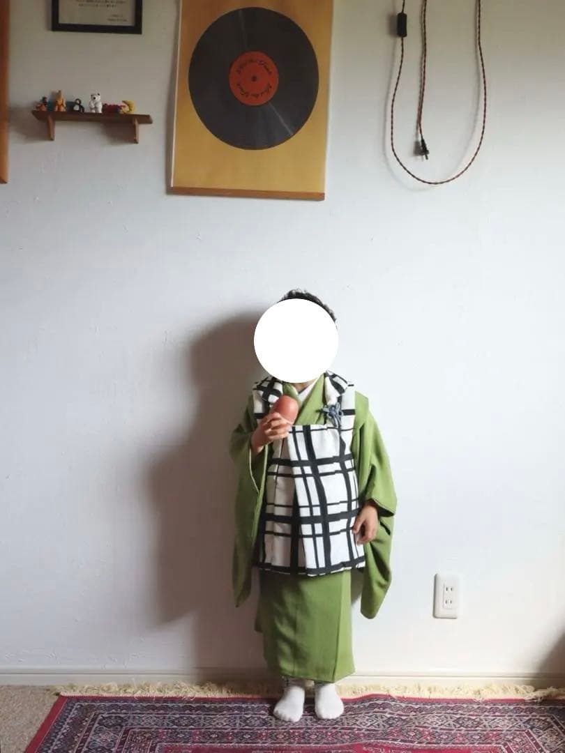3歳　七五三　男の子　女の子　被布　着物