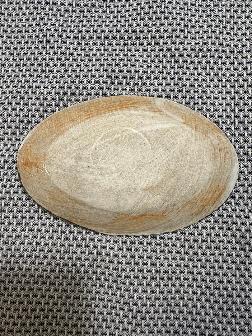 【2013年製】鹿児島睦・鳥モチーフ楕円小皿