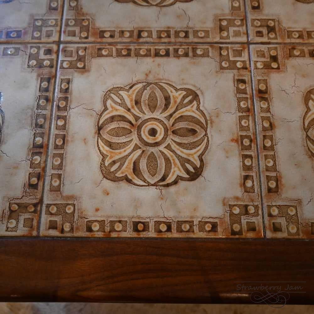 L3705-67 北欧ヴィンテージ デンマーク コーヒーテーブル タイル 北欧