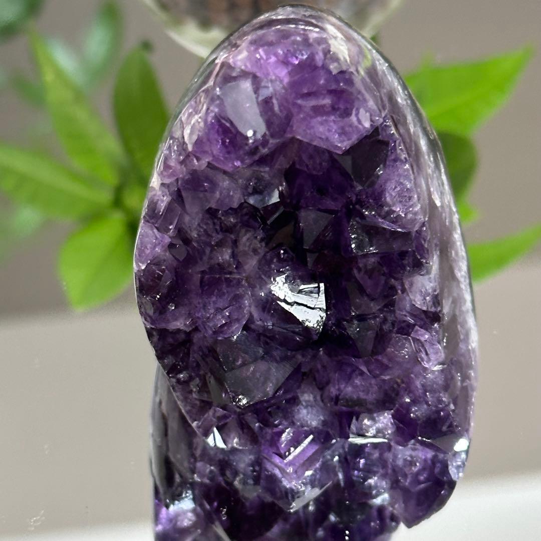 【超高品質】 最高級 濃い ウルグアイ産 大粒 アメジストドーム 原石