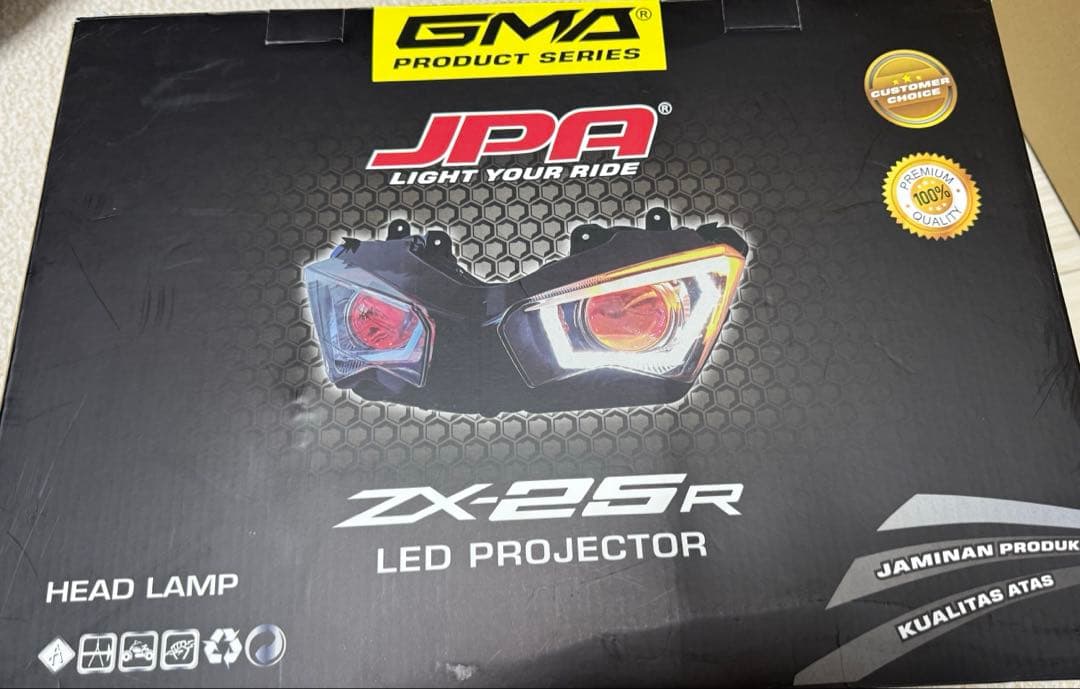 ZX25R ZX4R ZX4RR JPAプロジェクターヘッドライト