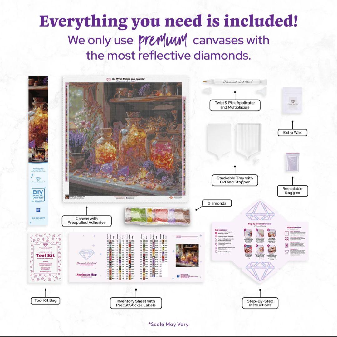 ダイヤモンドアートクラブ　Apothecary Shop 薬局 新キット
