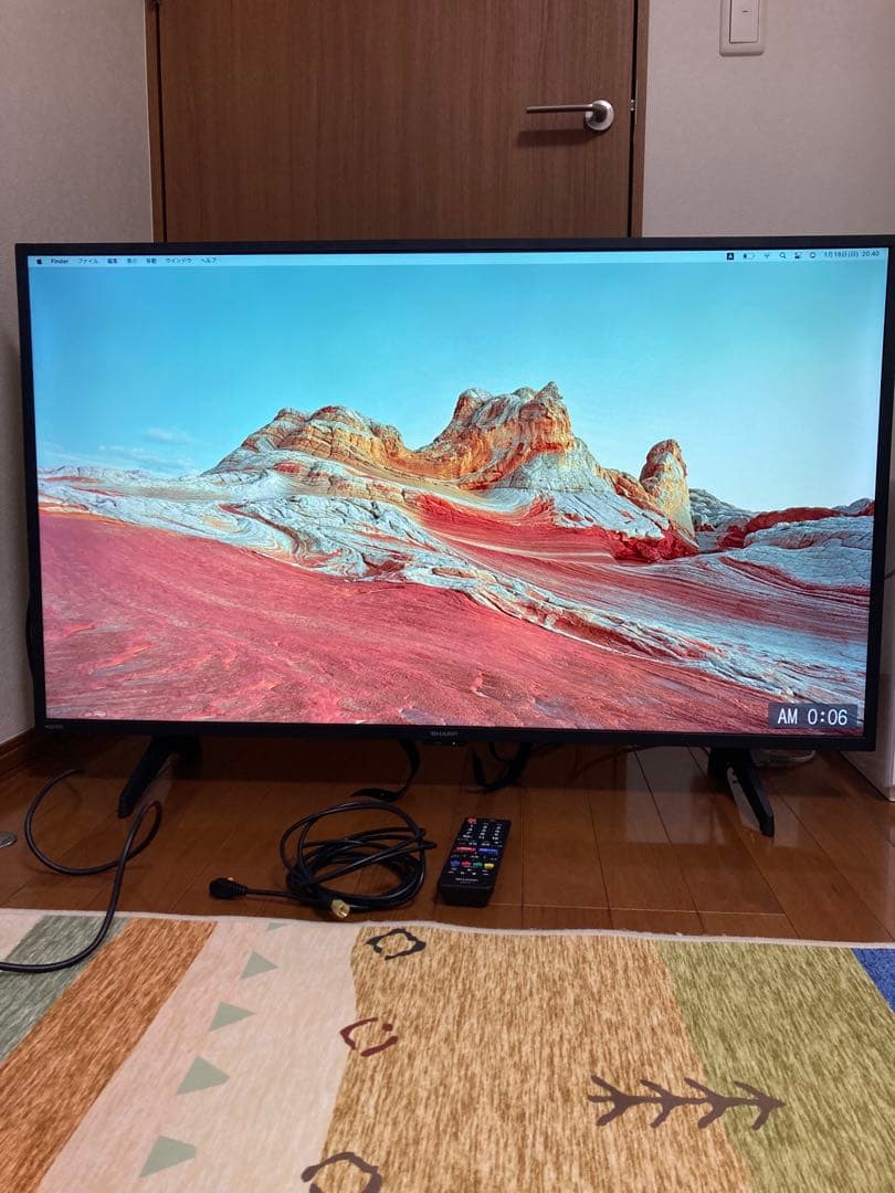 SHARP 43V型フルハイビジョン液晶テレビ