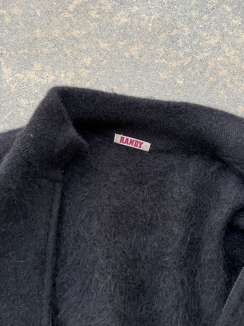 本日限定価格！Randy 23AW モヘアジップアップニット