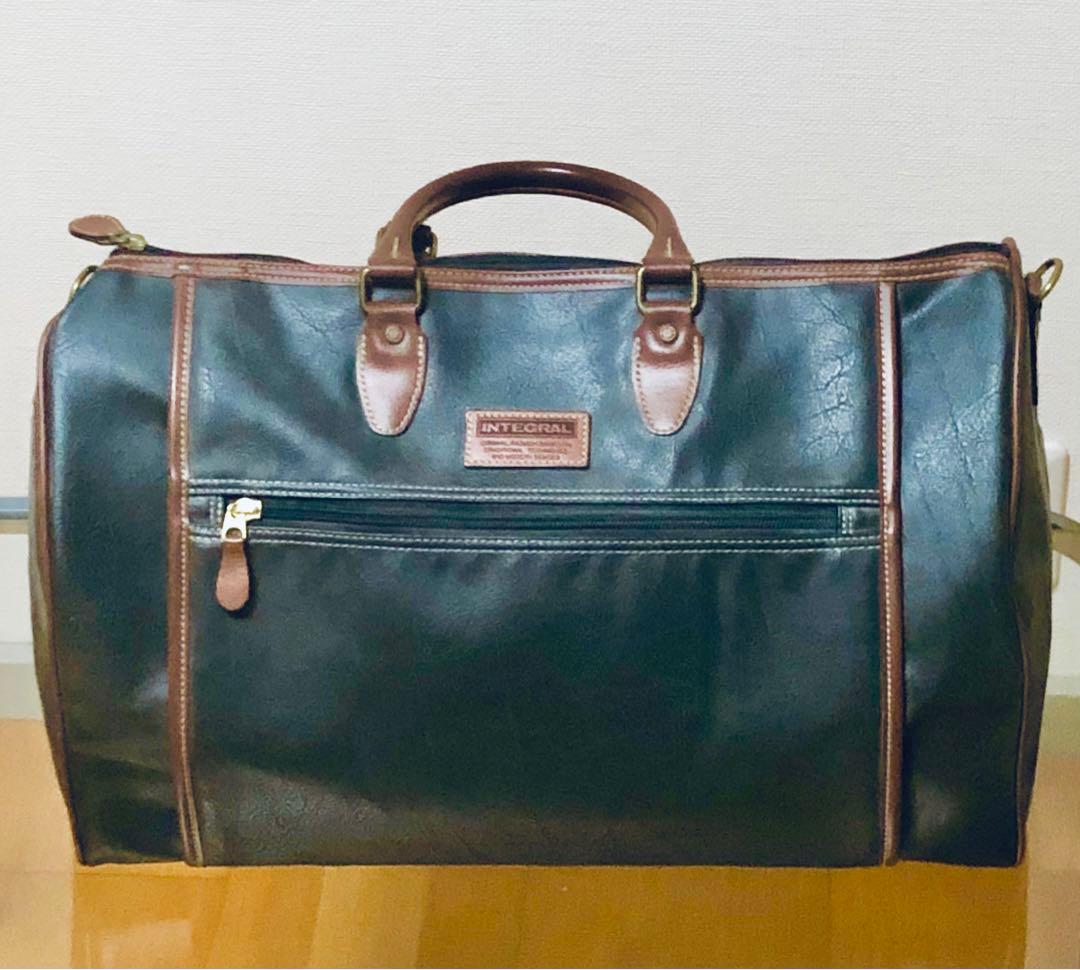 本革 INTEGRAL ボストンバッグ 大容量