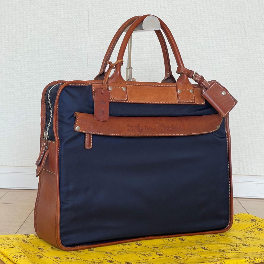 【美品・定価72,600円】フェリージ 8637/2/ds ネイビー