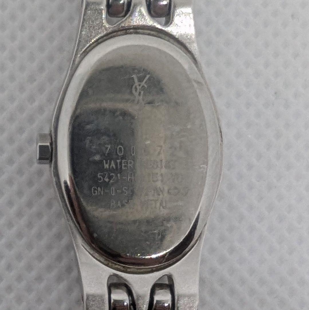 【稼働品/電池交換済み】イヴサンローラン5421-H08151 クォーツ腕時計