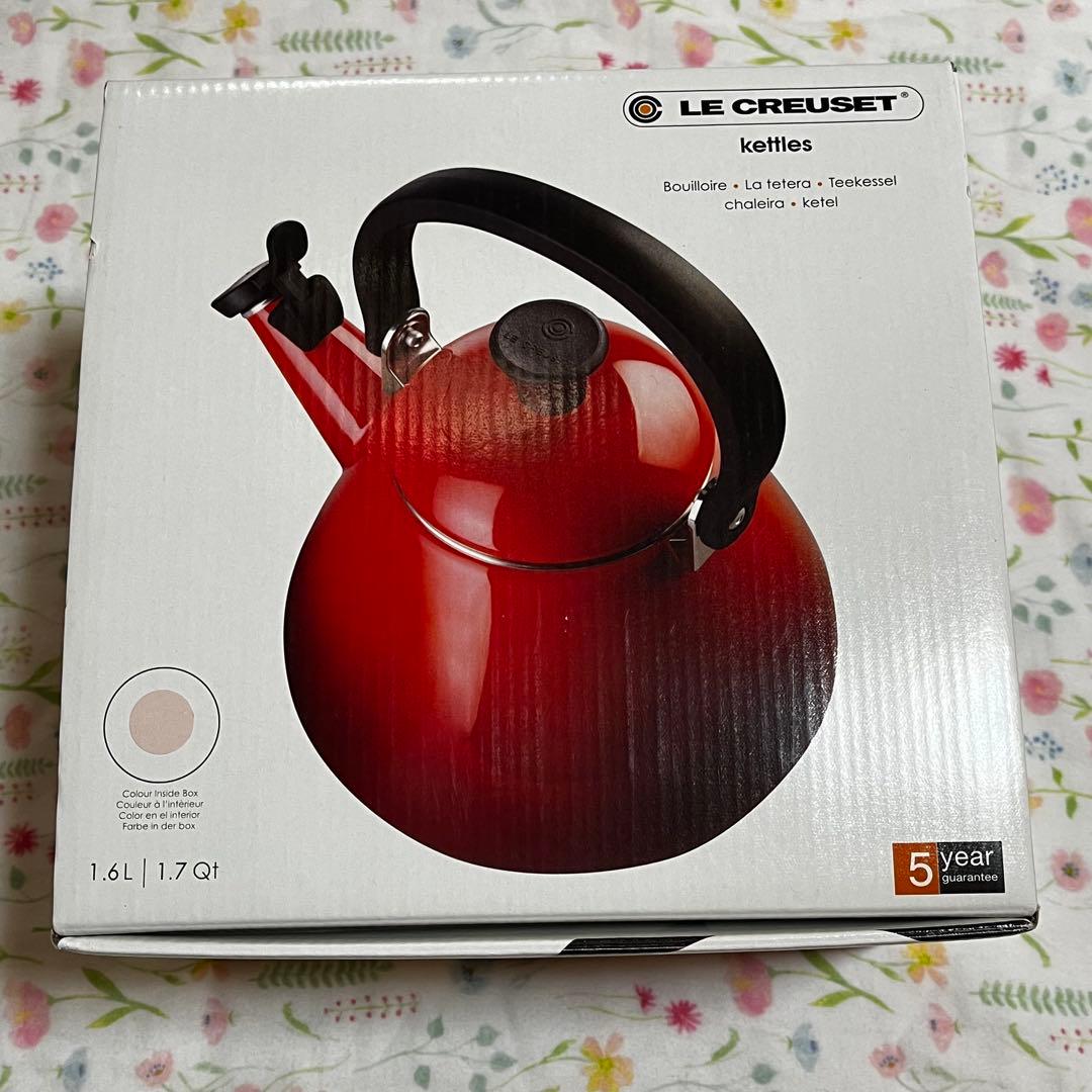 新品 ルクルーゼ ケトル コーン シェルピンク やかん ヤカン