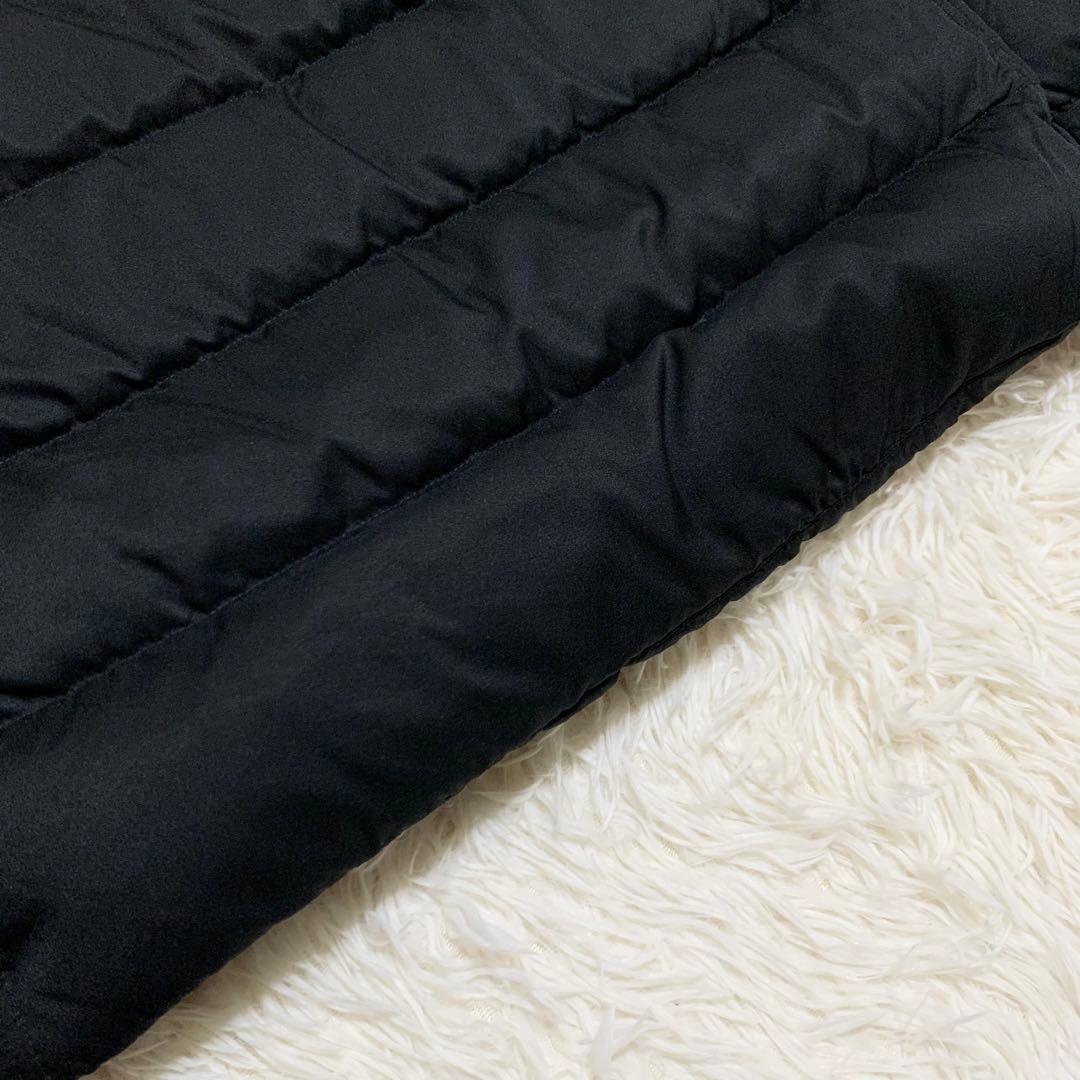 【未使用】ヘルノ ダウン ボンバージャケット アレンデール フェイクファ黒 48