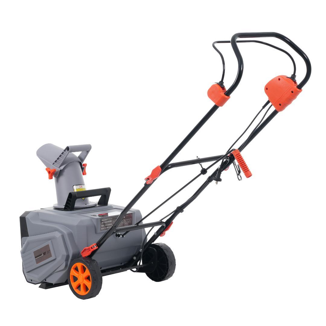 タイムセール！新作の大型除雪機　軽量　家庭用　除雪幅46cm高27cm　GREY