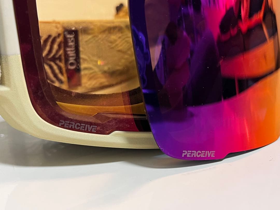 anon M3 ゴーグル オレンジ パープルレンズ