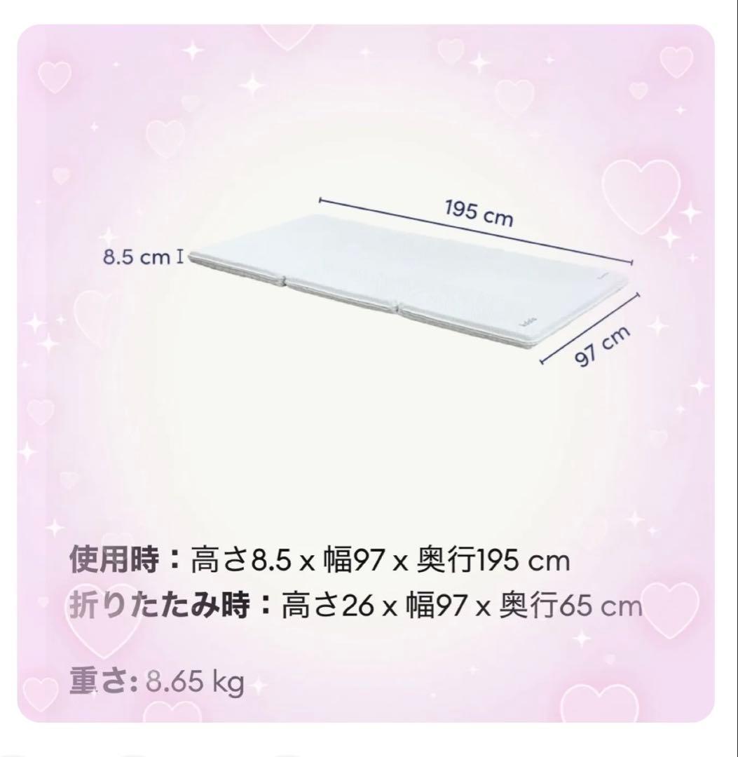 ⑤✨快適快眠✨OASIS シングル 布団 三つ折り コアラ(R) ✨お買得品！