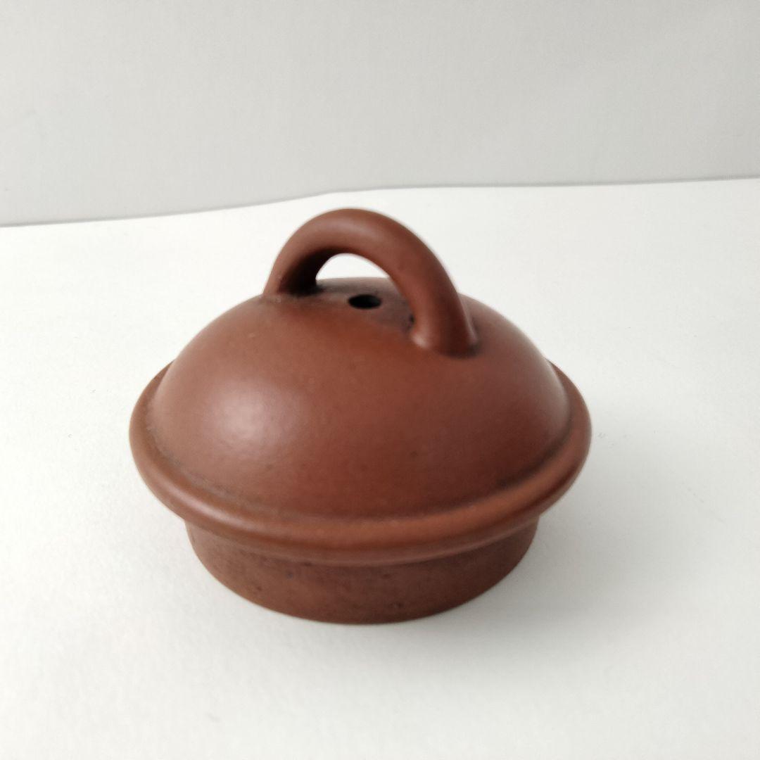 M156-4 朱泥 紫砂壷 一片幽香出 孟臣 水平 款 急須 古作　 i