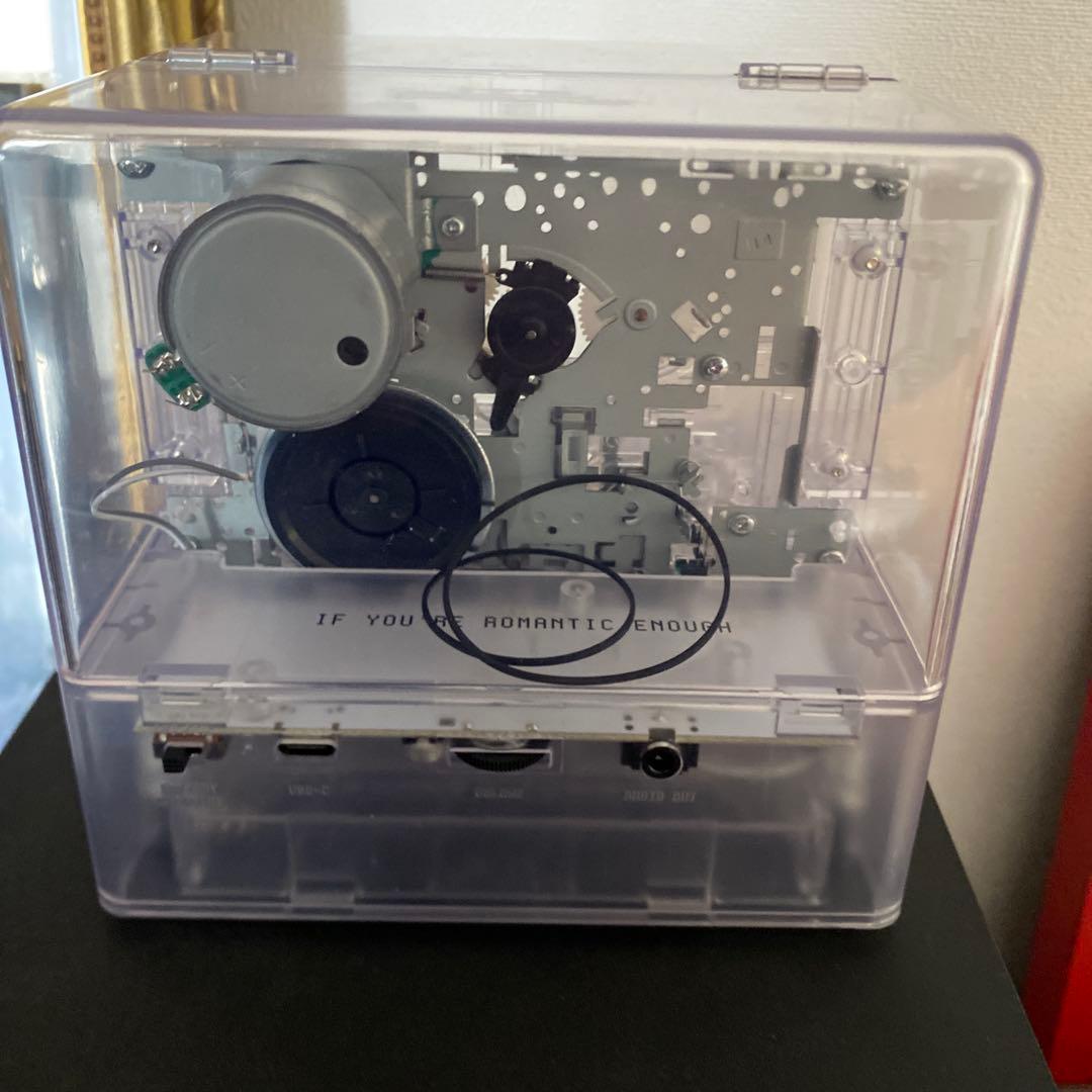 IT'S REAL NINMLAB カセットプレーヤー 透明　ジャンク品