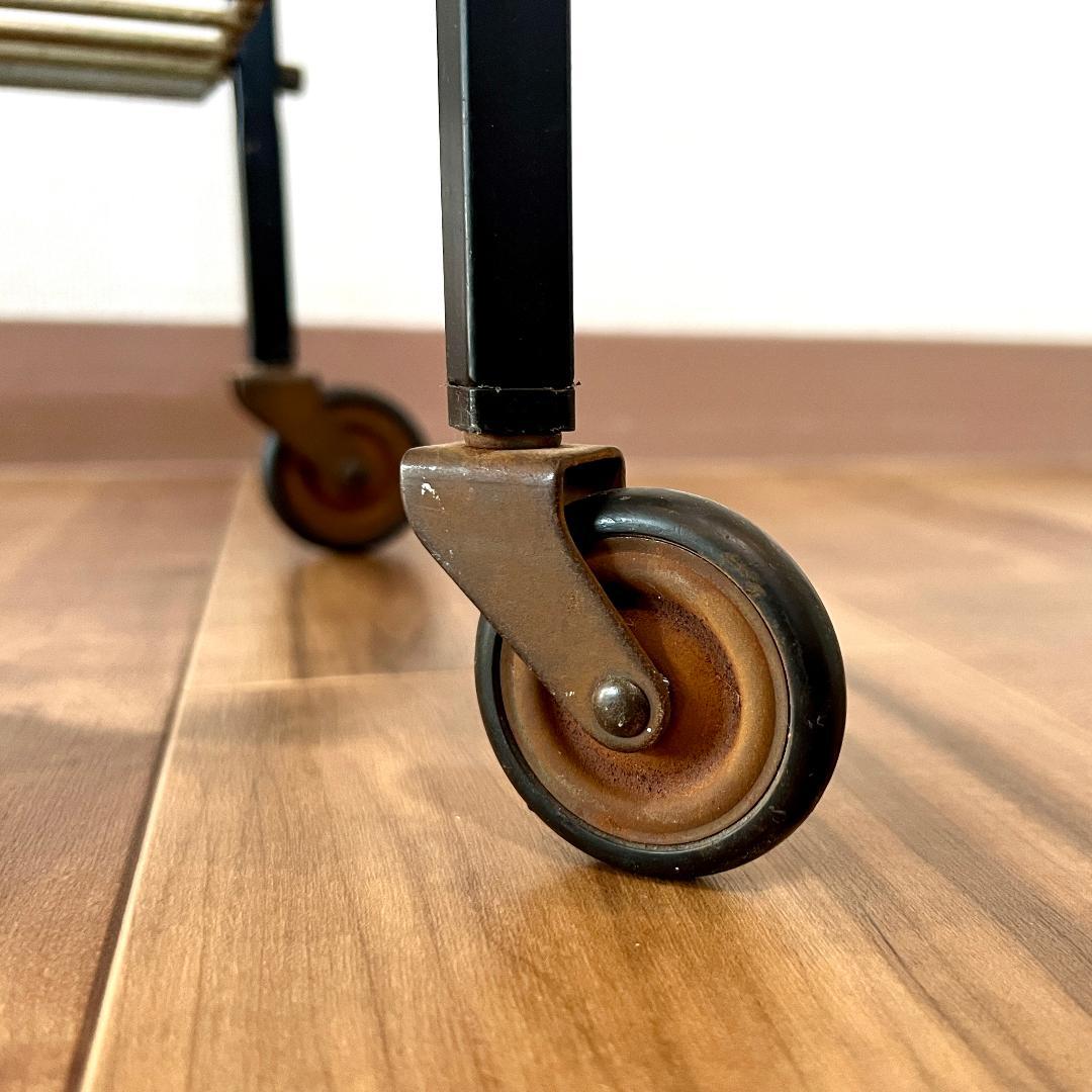 サイドテーブル オランダ製 ミッドセンチュリー キッチンワゴン カートワゴン