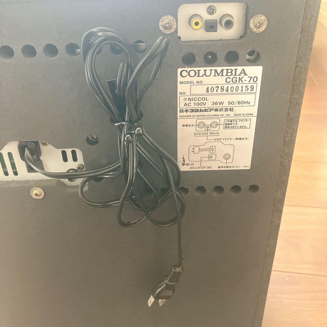 【COLUMBIA】CD-Gカラオケシステム　カセット　CGK-70