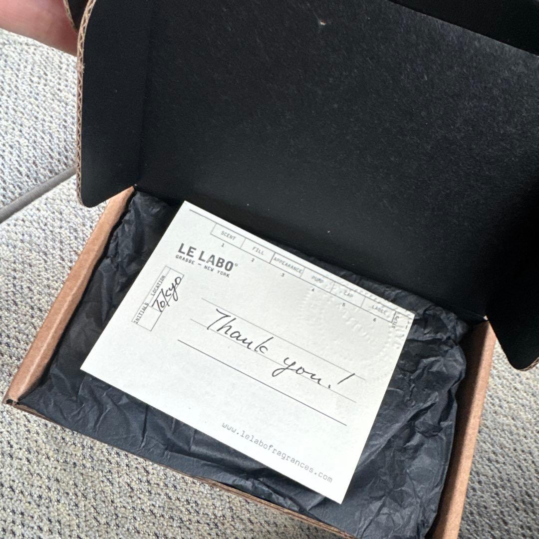 LE LABO GAIAC 10 15ml オードパルファム　サンプル付き