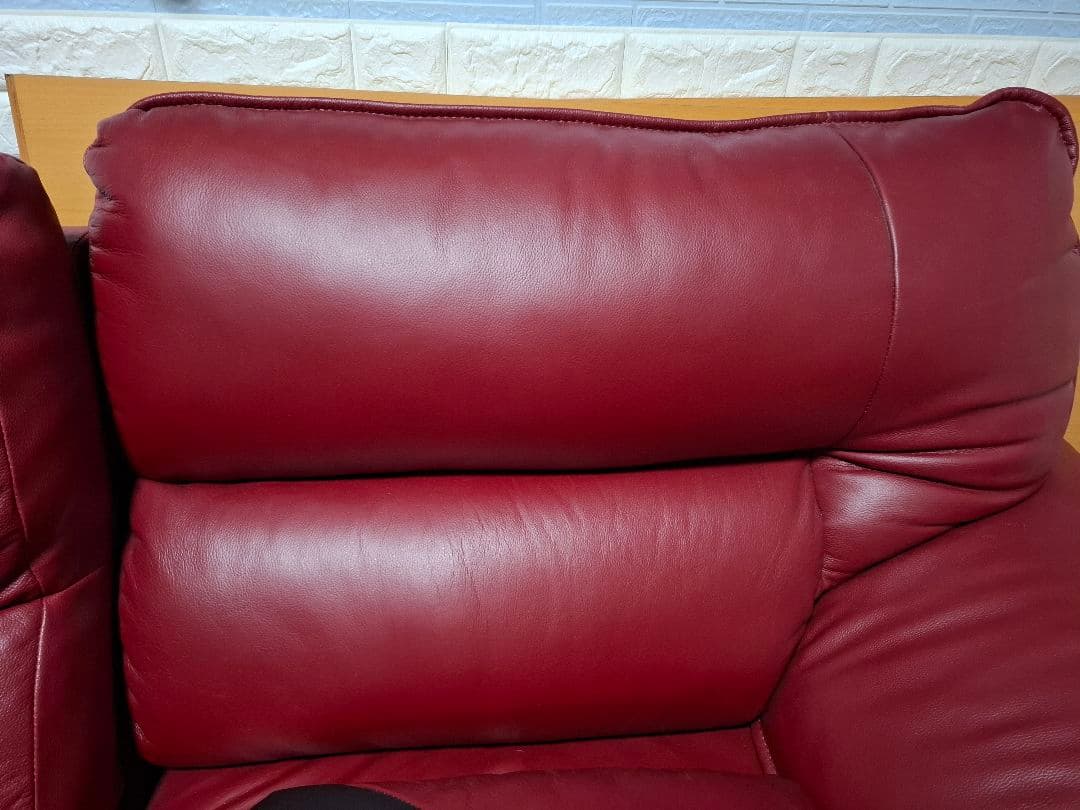 【送コミor5000】自走持ち帰り大方歓迎・左カウチソファーセット人気のレッド系