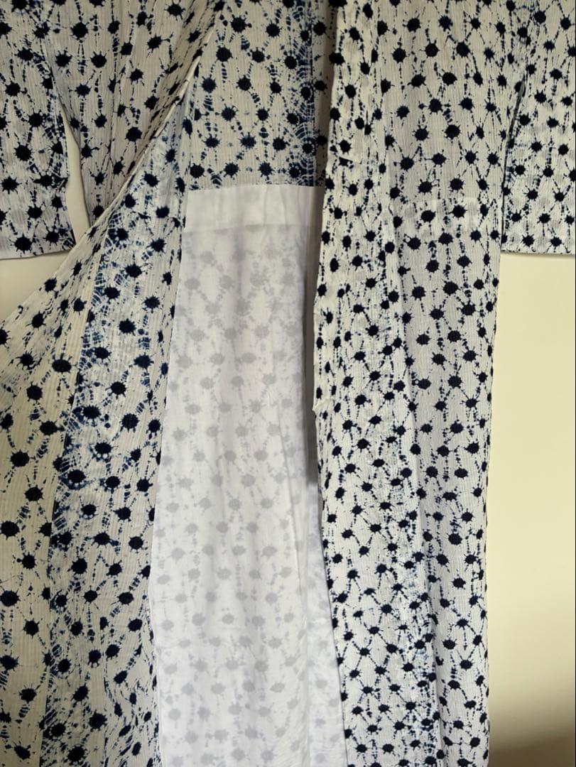 有松絞り　浴衣　日の出絞り