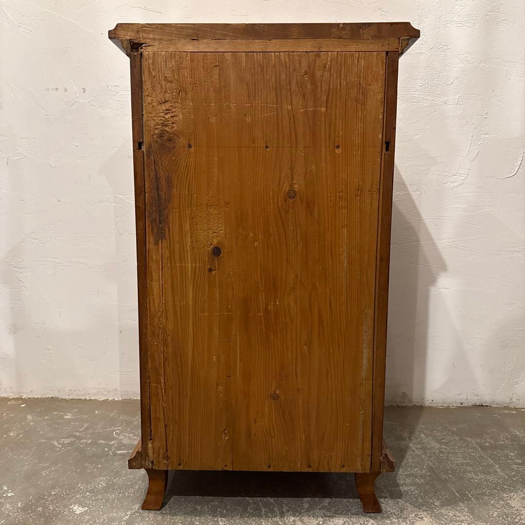 年末年始saleヴィンテージ　木製サイドテーブル　引き出し／扉収納付き