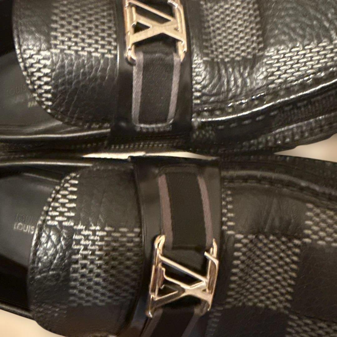 LOUIS VUITTON ダミエローファー ブラック