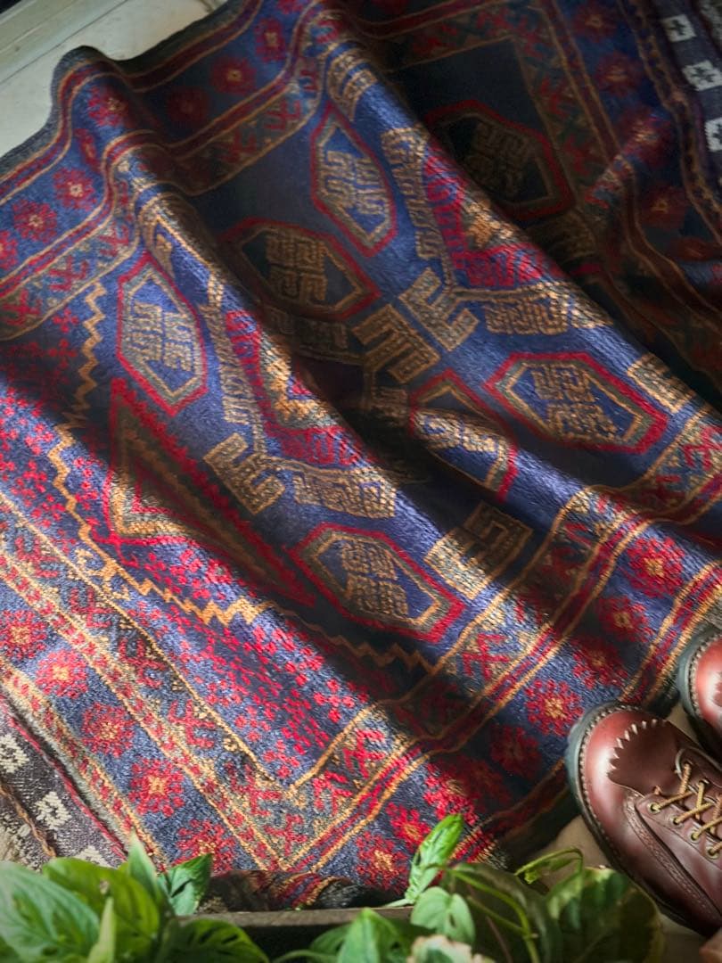 トライバルラグ　ヴィンテージラグ　アフガンラグ　マルダリ　バルーチ　プリミティブ
