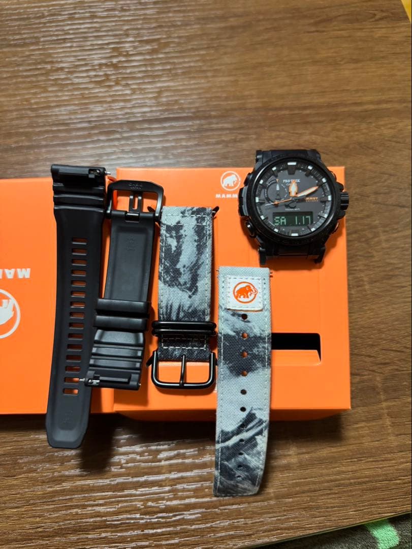 時計 CASIO MAMMUT PRO TREK PRW-61MA-1AJR